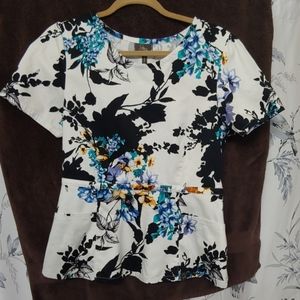 Jaanuu Floral Peplum Top